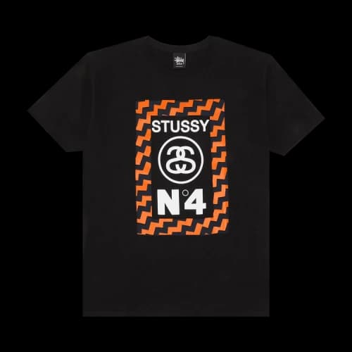 Stussy Zig Zag Frame Tee 'Black'