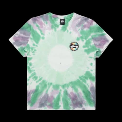 Stussy Reggae Dot Tie Dye Short-Sleeve Tee 'Green'
