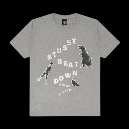 Stussy Beatdown Tee 'Grey'