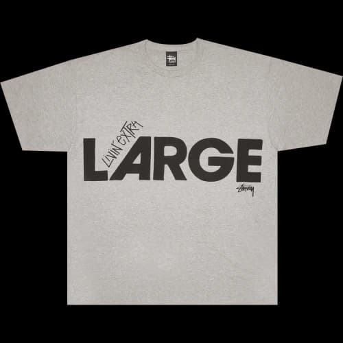 Stussy Big Large Tee 'Grey Heather'