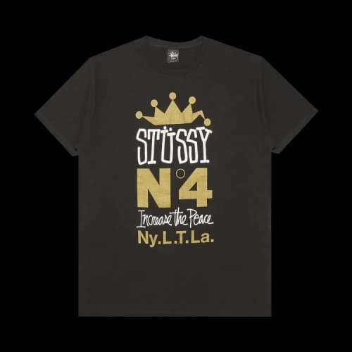 Stussy Crown Stack Tee 'Black'