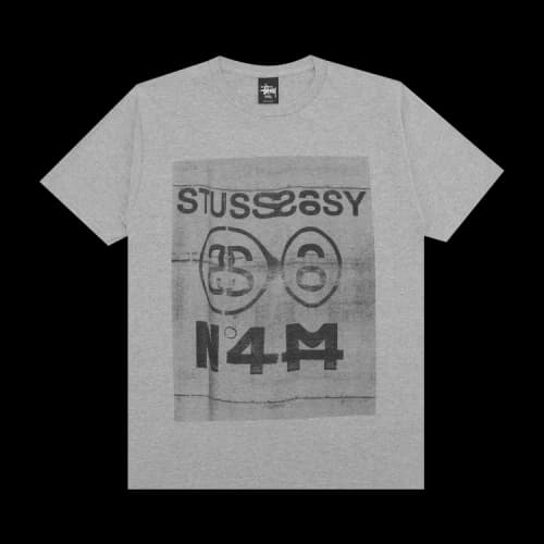 Stussy No.4 Blur Tee 'Grey'