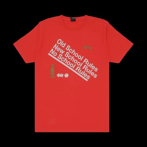 Stussy Rules Tee 'Red'