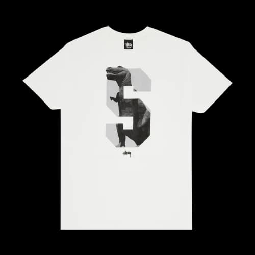Stussy S Dino Tee 'White'