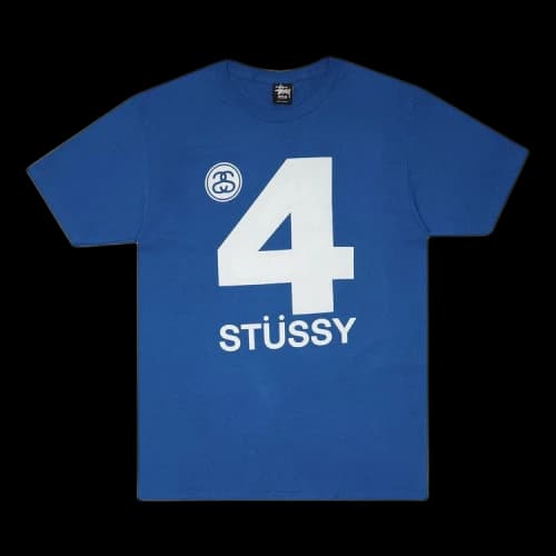 Stussy 4 Stussy Tee 'Blue'