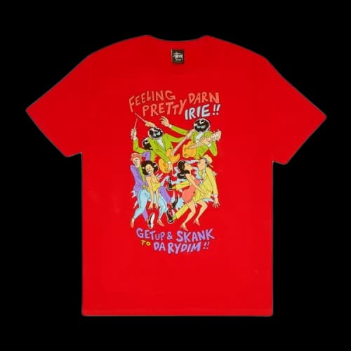 Stussy Darn Irie Tee 'Brite Red'