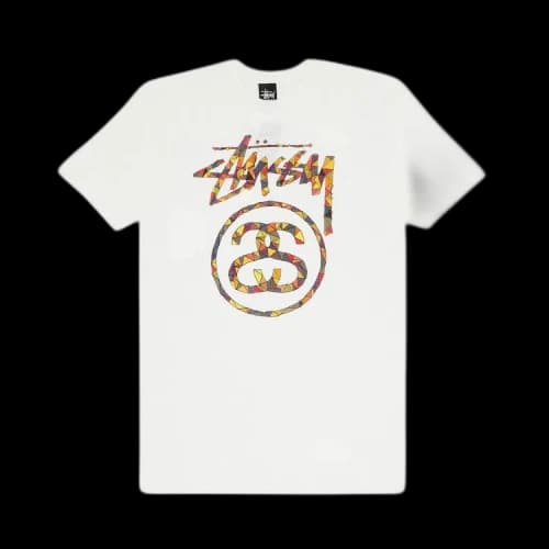 Stussy Glass Link Tee 'White'