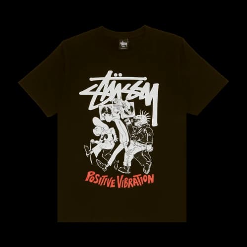 Stussy Positive Vibration Tee 'Black'