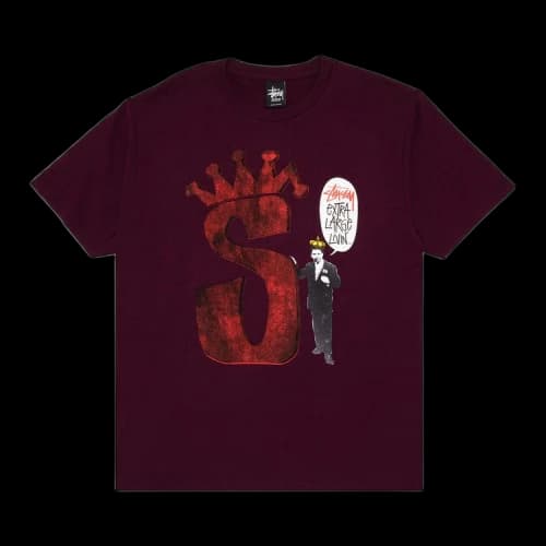 Stussy S Crown Livin' Tee 'Eggplant'