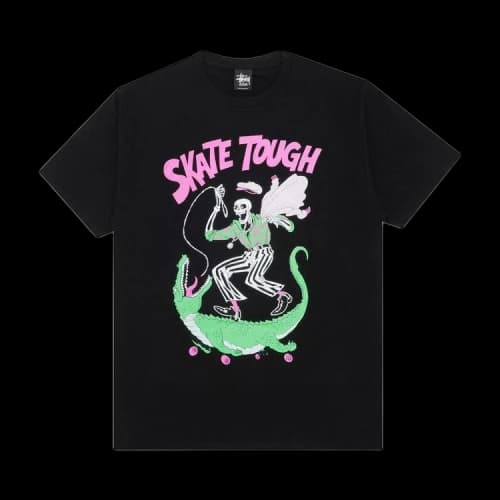 Stussy Skate Skeleton Tee 'Black'