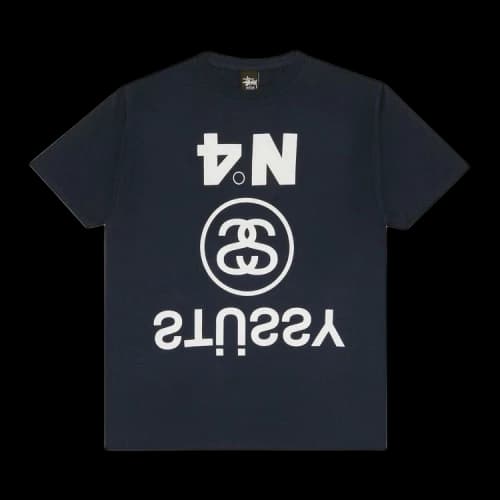 Stussy Upside Down Tee 'Navy'