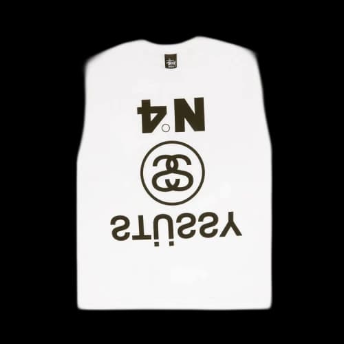 Stussy Upside Down Tee 'White'