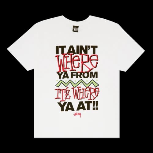 Stussy Where Ya From Tee 'White'