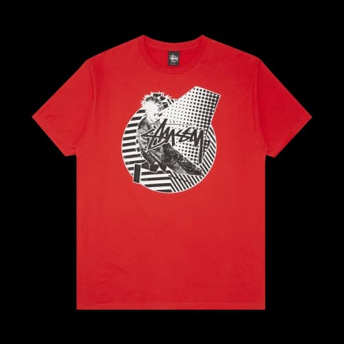 Stussy Punk Mix Tee 'Red'