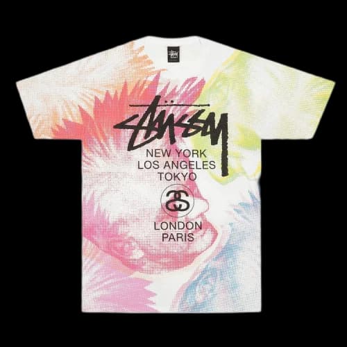 Stussy Punk Heads Tee 'White'