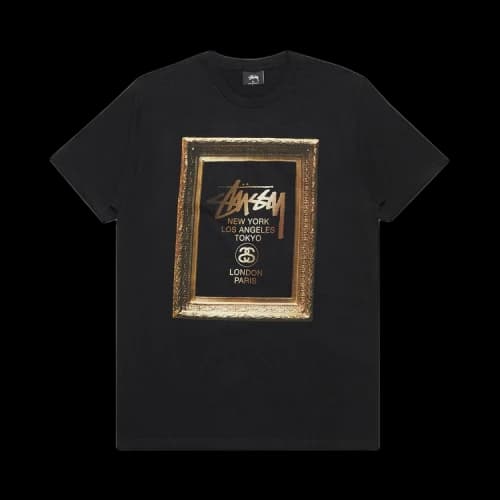 Stussy World Tour Frame Tee 'Black'