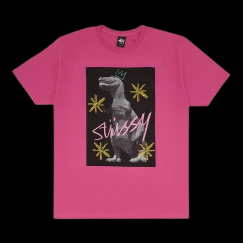 Stussy Dino Sketch Tee 'Pink'