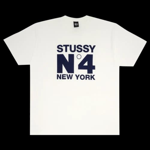 Stussy No.4 New York Tee 'White'