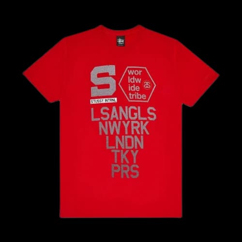 Stussy INTRNL WT Tee 'Red'