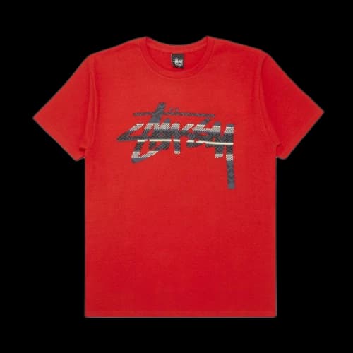 Stussy Stock Knit Tee 'Red'