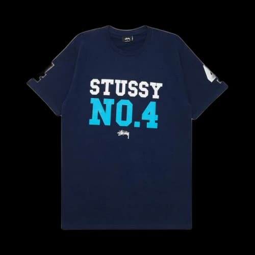 Stussy Athletic No. 4 Tee 'Navy'