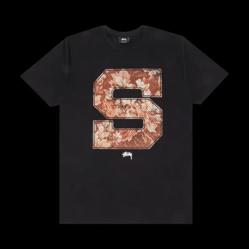Stussy S Floral Tee 'Black'