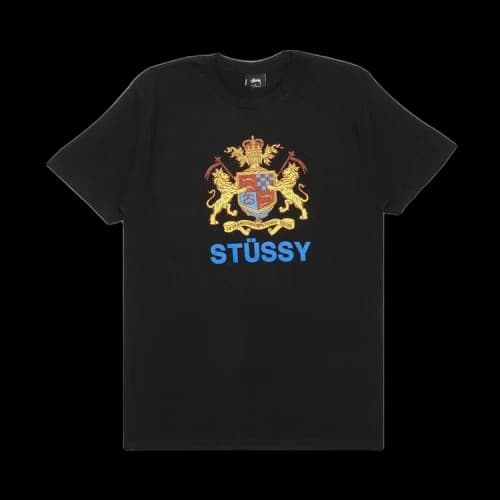Stussy Lion Crest Tee 'Black'