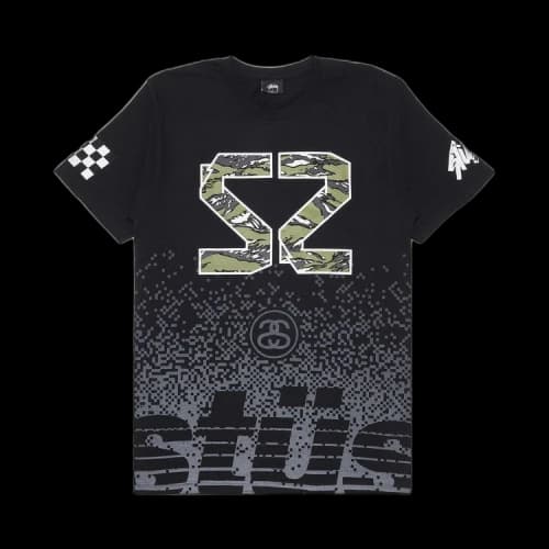 Stussy Camo 35 Tee 'Black'
