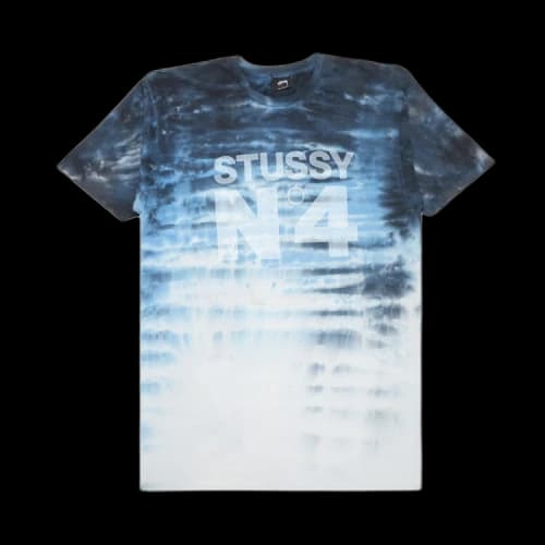 Stussy No.4 Tie Dye Tee 'Blue'
