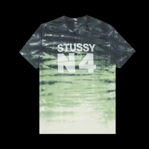 Stussy No.4 Tie Dye Tee 'Green'