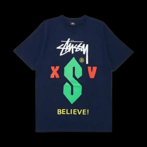 Stussy Believe Tee 'Navy'
