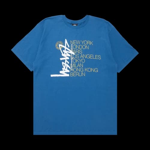 Stussy Buana Stack Tee 'Blue'