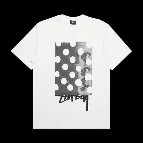 Stussy Eye Dots Tee 'White'