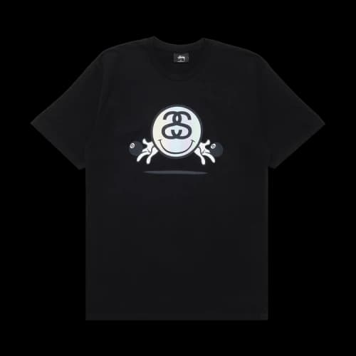 Stussy Smiley Link Tee 'Black'