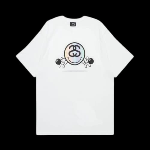 Stussy Smiley Link Tee 'White'
