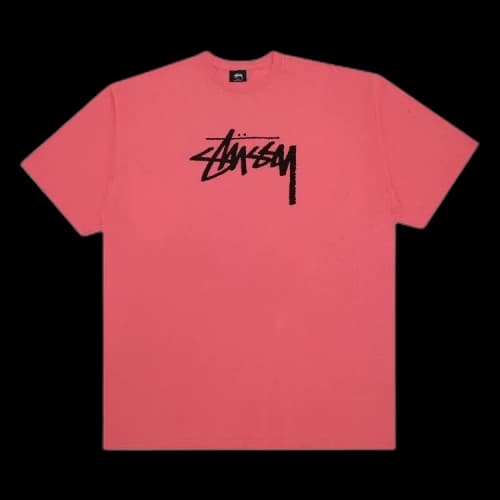 Stussy Stock Tee 'Pink'