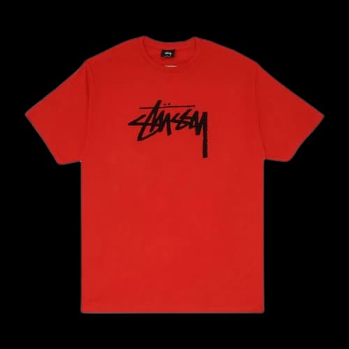 Stussy Stock Tee 'Red'
