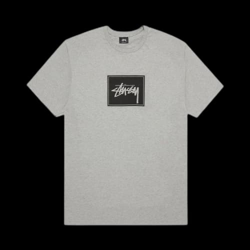 Stussy Stock Box Tee 'Grey'