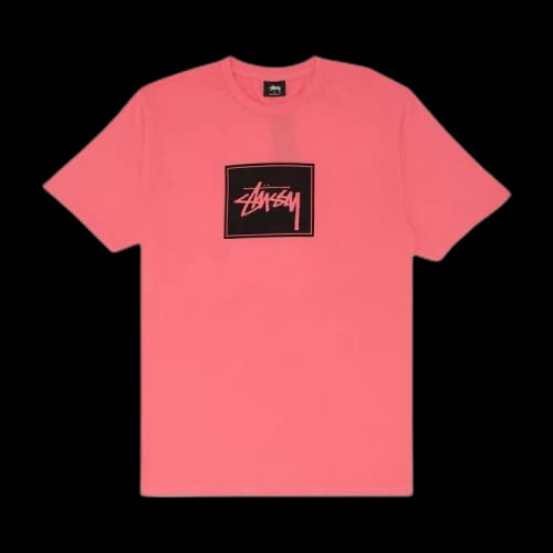 Stussy Stock Box Tee 'Pink'
