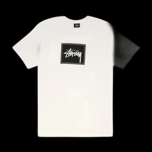 Stussy Stock Box Tee 'White'