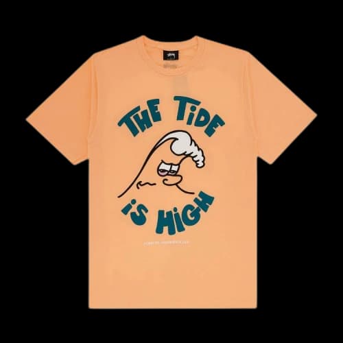 Stussy High Tide Tee 'Peach'