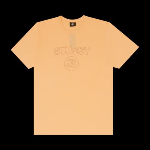 Stussy Link EMB. Tee 'Peach'
