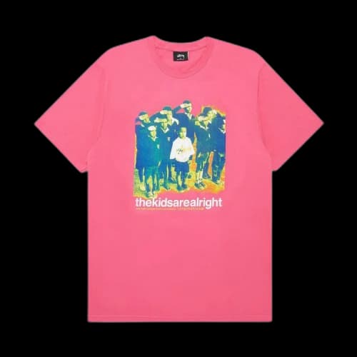 Stussy The Kids Are Alright Tee 'Pink'