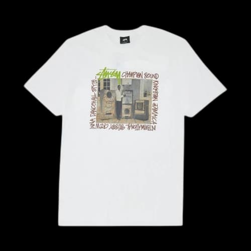 Stussy Kingston Crew Tee 'White'