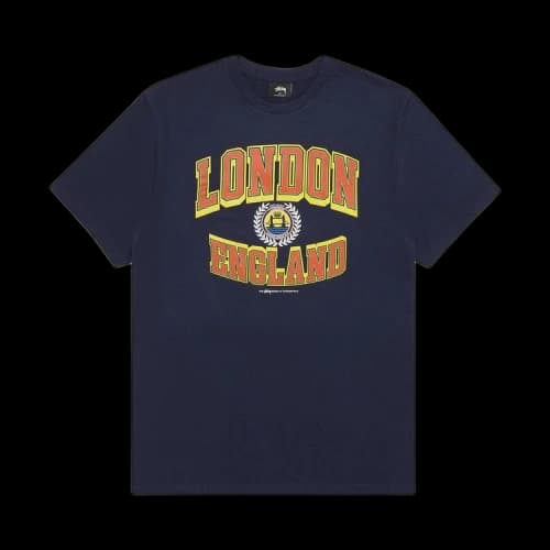Stussy London England Tee 'Navy'