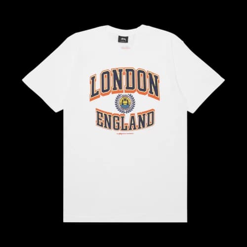 Stussy London England Tee 'White'
