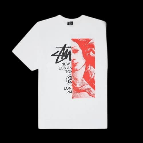 Stussy World Tour Venus Tee 'White'
