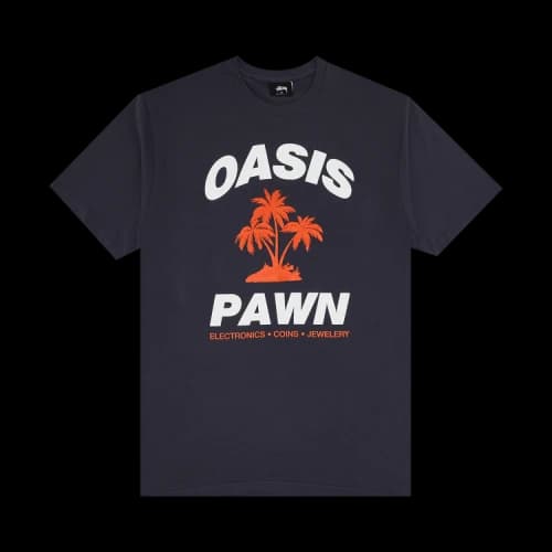 Stussy Oasis Pawn Tee 'Midnight'