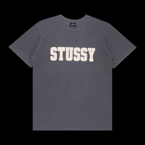 Stussy University Pigment Dyed Tee 'Black'