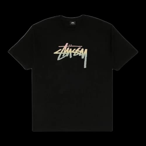 Stussy Stock Fade Tee 'Black'